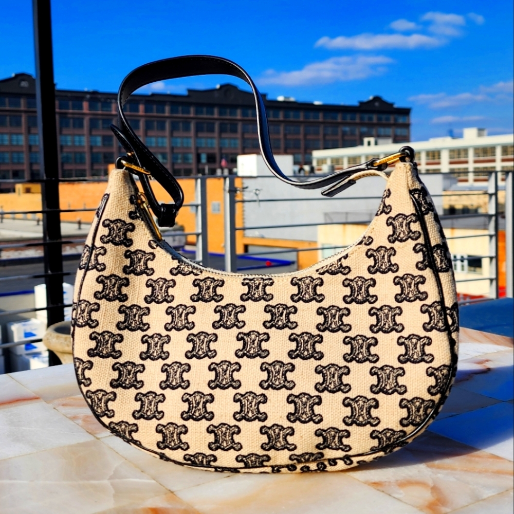 CELINE Ava cloth handbag